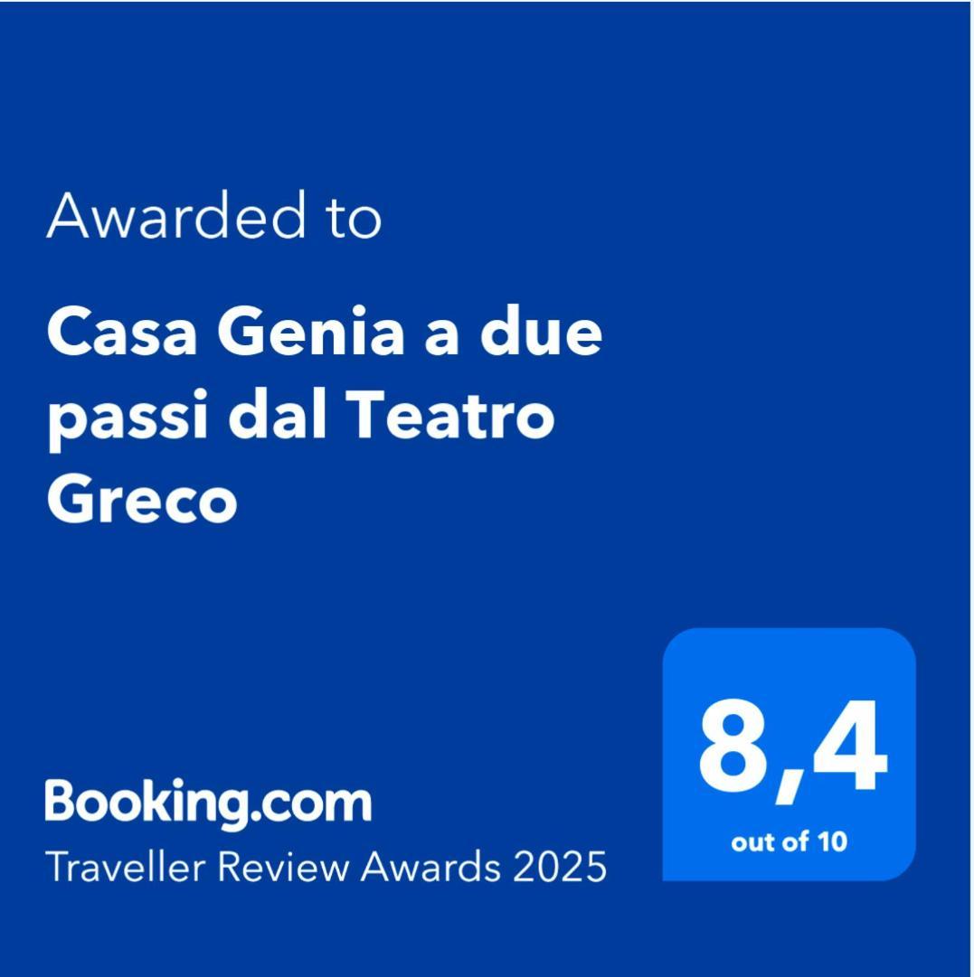 Appartamento Casa Genia a due passi dal Teatro Greco Syracuse Esterno foto